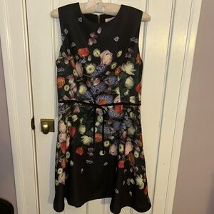 NWOT Ted Baker Kensington Floral Shift Dress - Sz 4 (US 10)
